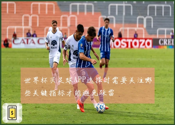 世界杯买足球APP选择时需要关注哪些关键指标才能避免踩雷