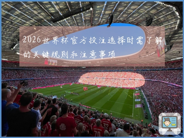 2026世界杯官方投注选择时需了解的关键规则和注意事项
