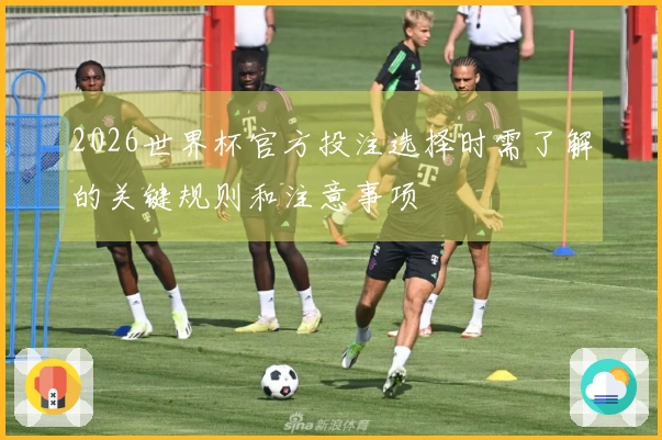 2026世界杯官方投注选择时需了解的关键规则和注意事项
